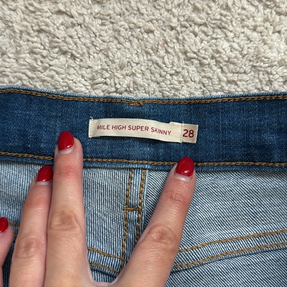 Levi’s mile high super skinny jean - Picture 2 of 7